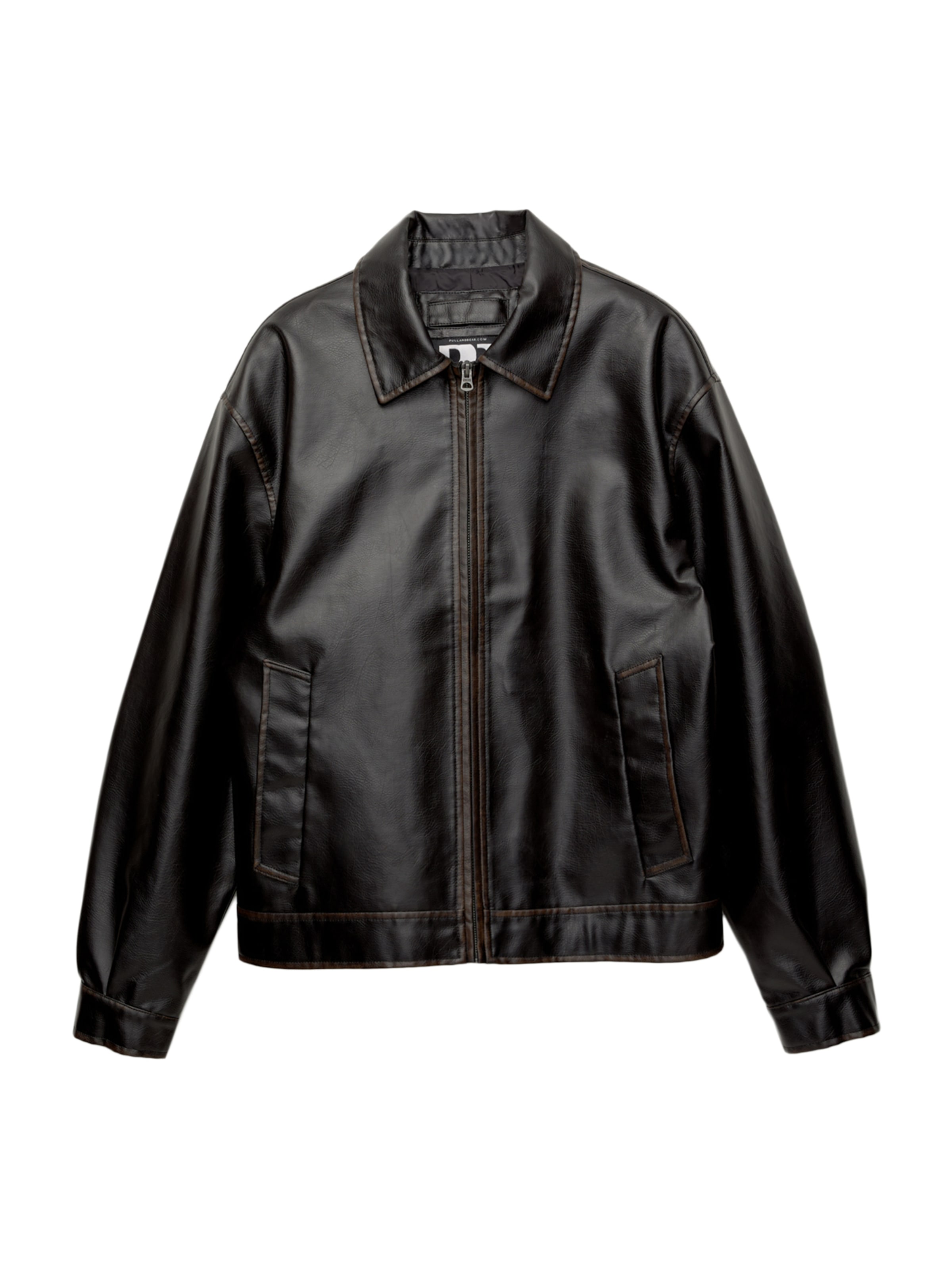 Pull&Bear Jacke in Braun: Vorderseite