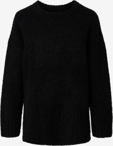 PIECES Sweater 'PCTina' in Black: front