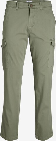 Pantalon cargo 'OLLIE BOWIE' JACK & JONES en vert : devant