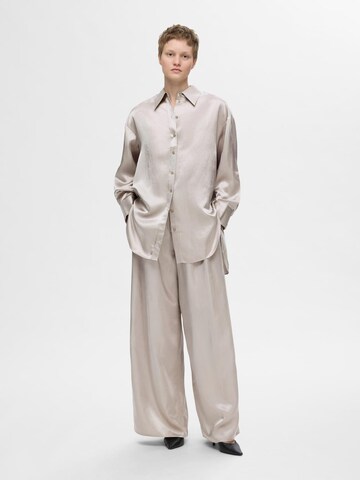 SELECTED FEMME Bluzka 'SLFSELENE' w kolorze szary