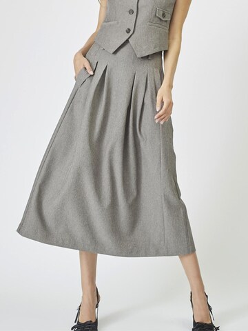 Jupe 'Nana' co'couture en gris