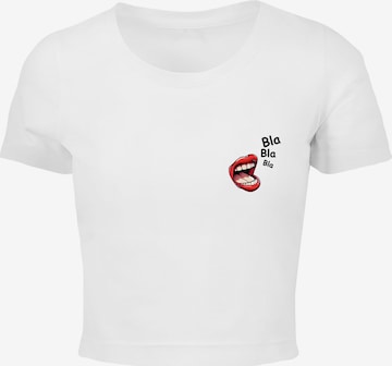 T-shirt 'Bla Bla Bla Comic' Merchcode en blanc : devant