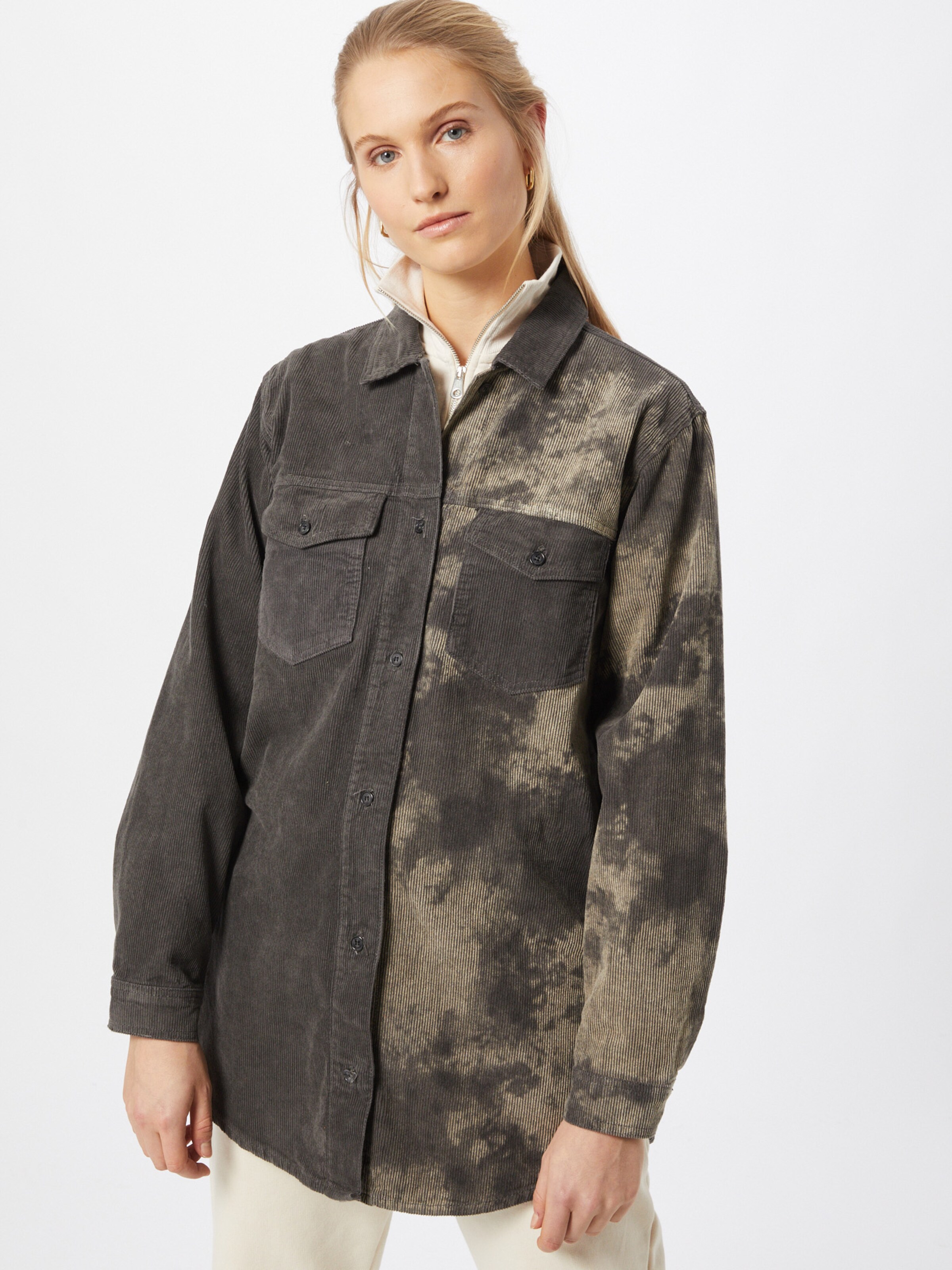 Frauen Blusen & Tuniken Missguided Bluse in Anthrazit - JL99712 Frauen Blusen & Tuniken Missguided Bluse in Anthrazit - JL99712