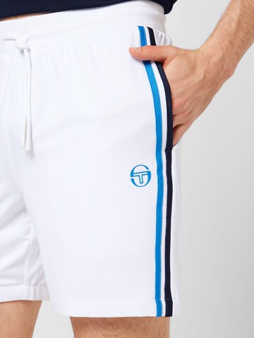 Sergio Tacchini Regular Shorts 'DAMARINDO' in Weiß