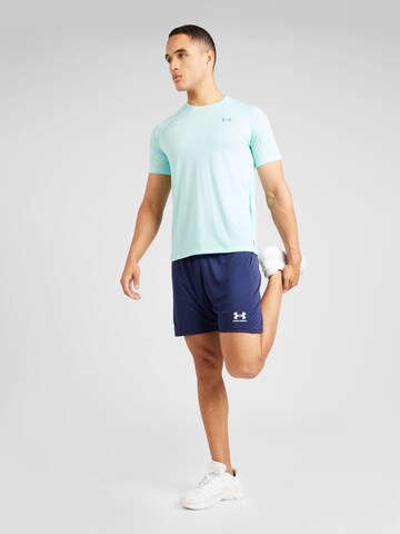 UNDER ARMOUR Λειτουργικό μπλουζάκι 'Streaker' σε μπλε