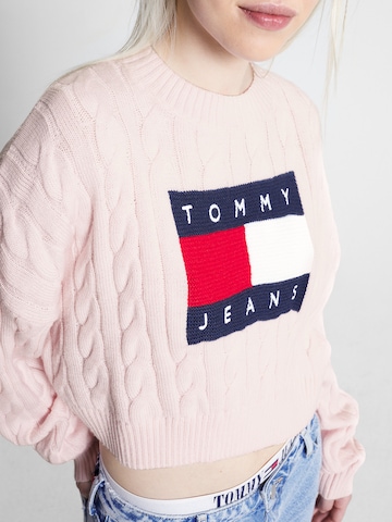 Tommy Jeans Svetr – pink