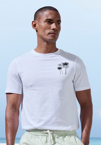 BEACH TIME T-Shirt in Weiß