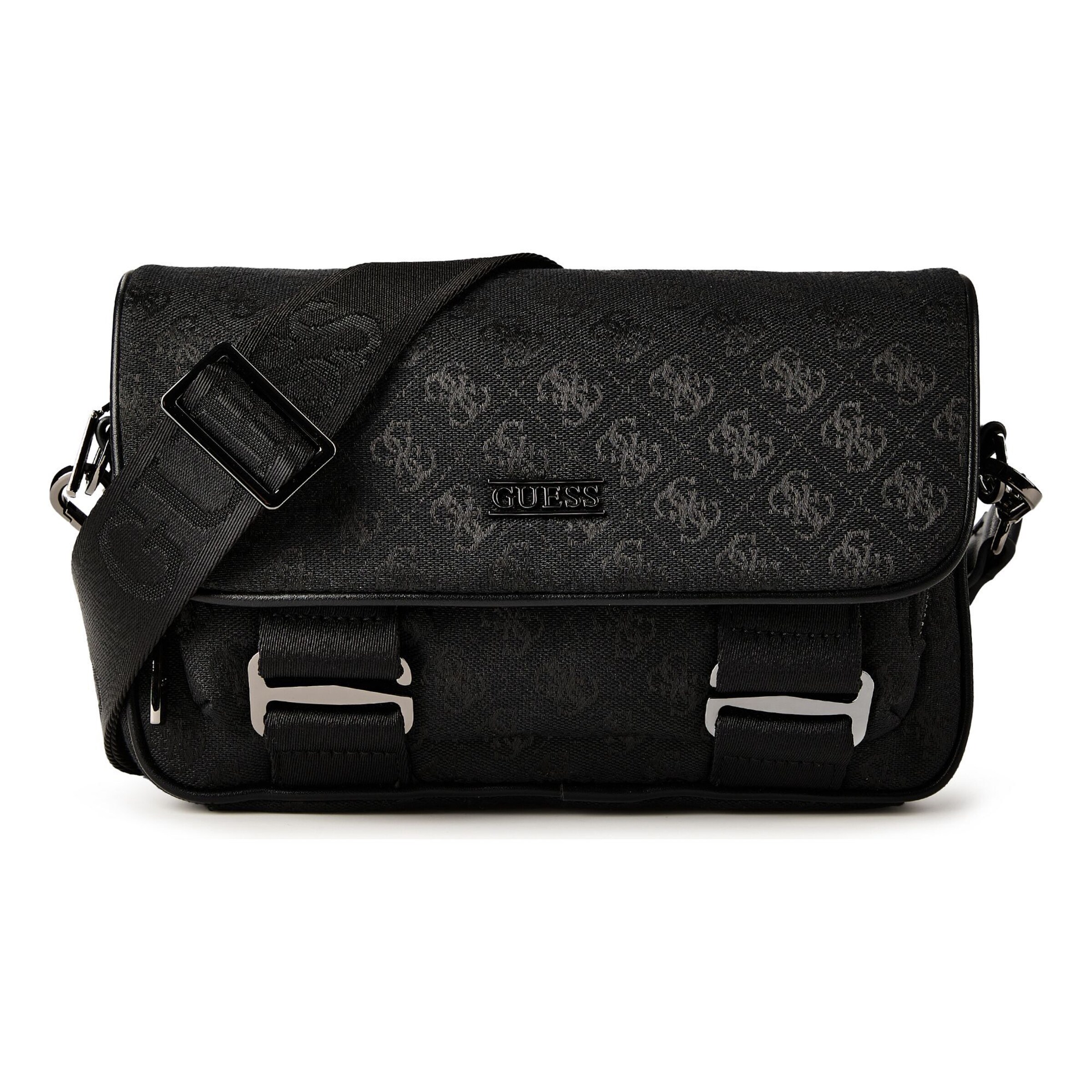 GUESS Umhängetasche 'Boston ' in Schwarz: Vorderseite