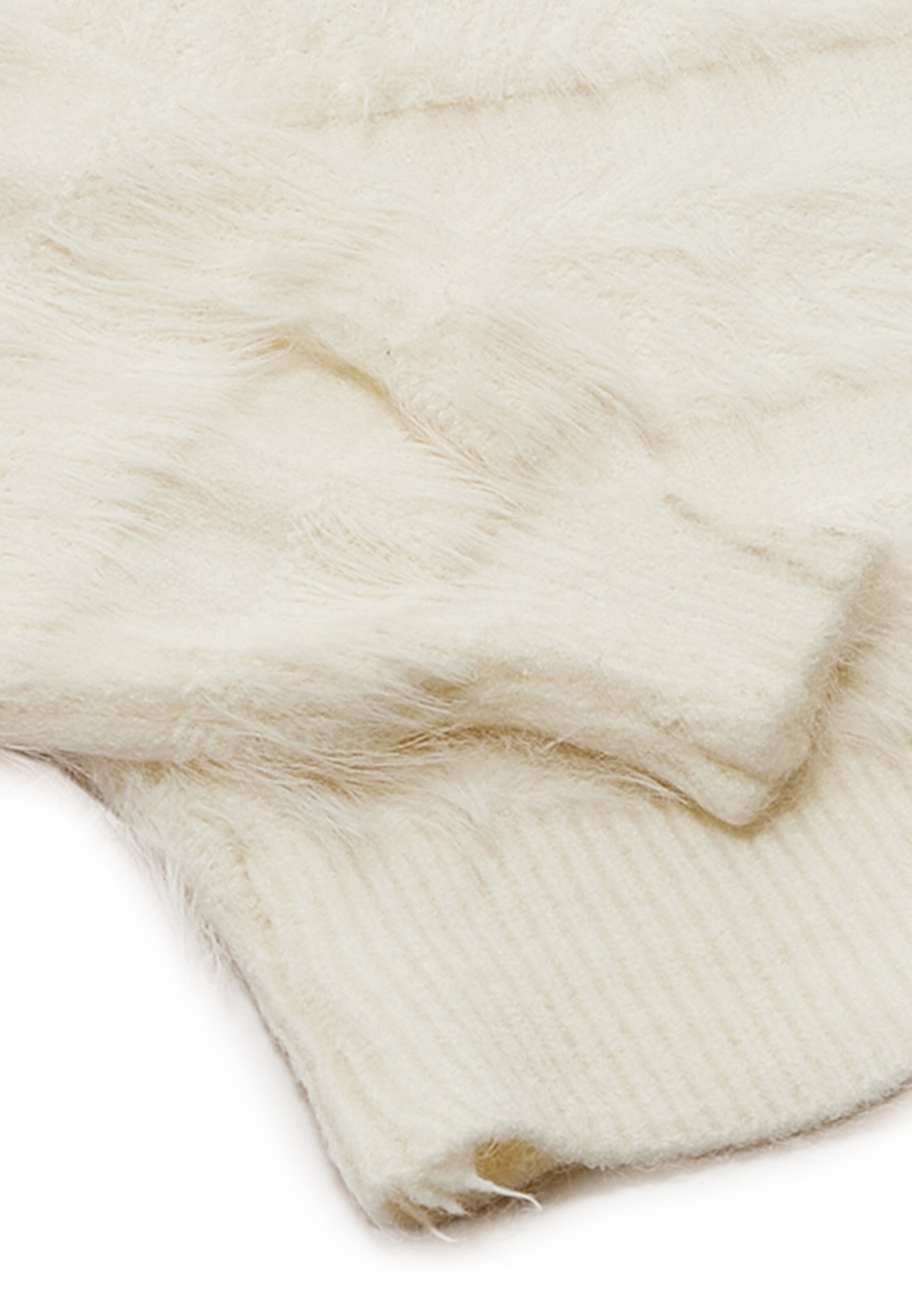 swirly Neuletakki värissä valkoinen