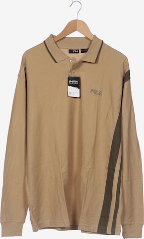 FILA Poloshirt XL in Beige: predná strana