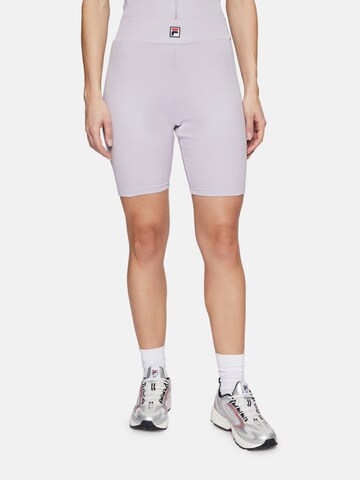 FILA - Skinny Pantalón deportivo 'LACAPELLE' en lila: frente