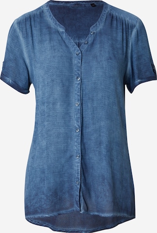 Soccx - Blusa en azul: frente