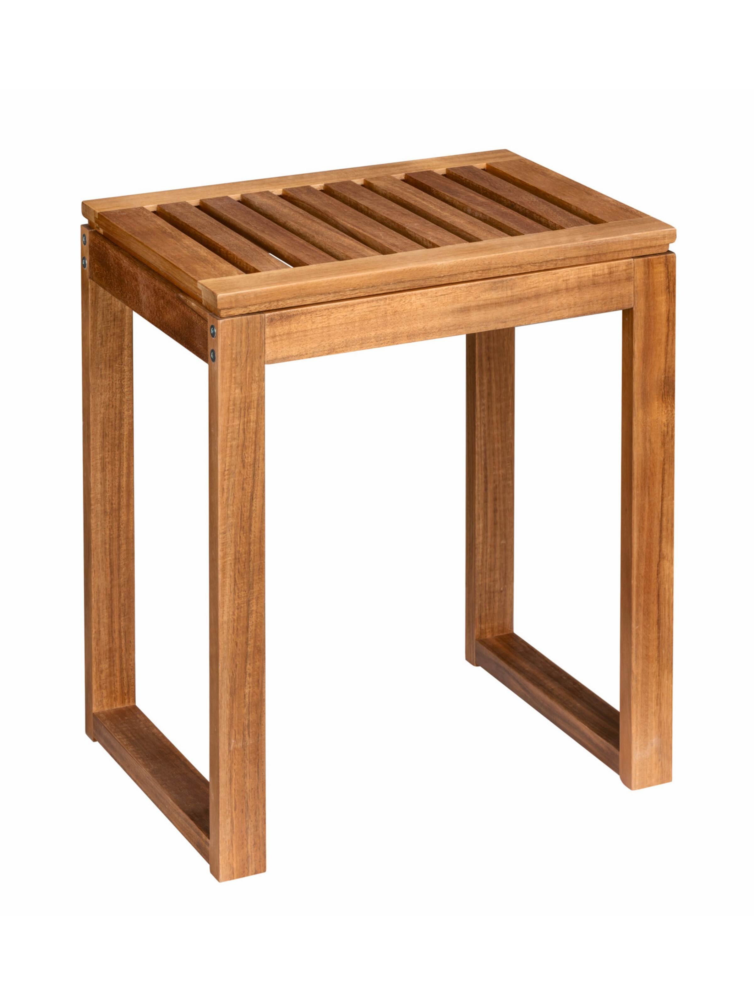 Wenko Badhocker in braun, Produktansicht