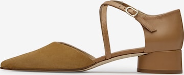 LOTTUSSE Sandals 'Salones' in Brown: front