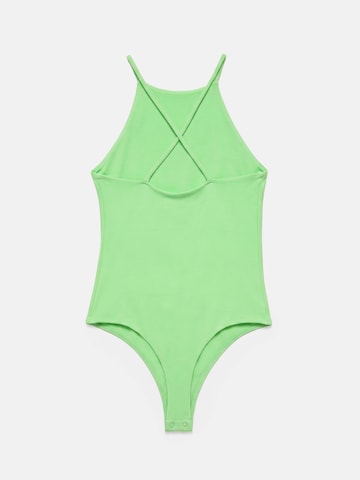 Pull&Bear Rövid body - zöld