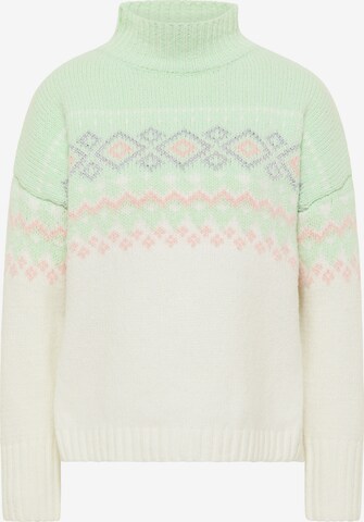 Pull-over MYMO en vert : devant