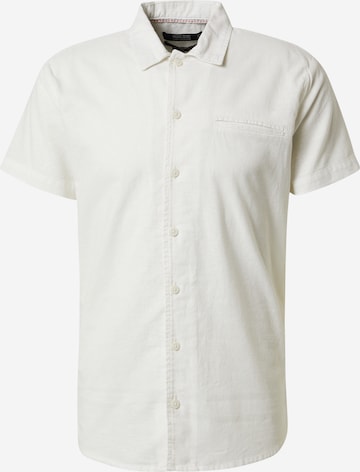 INDICODE JEANS Button Up Shirt in White: front