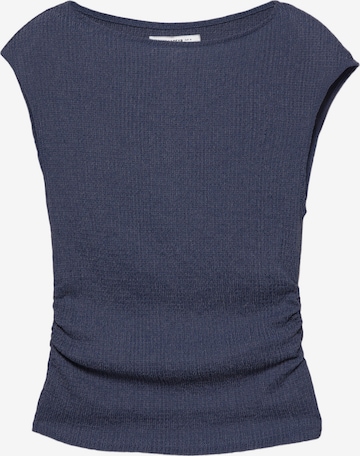 Pull&BearTop - plava boja: prednji dio