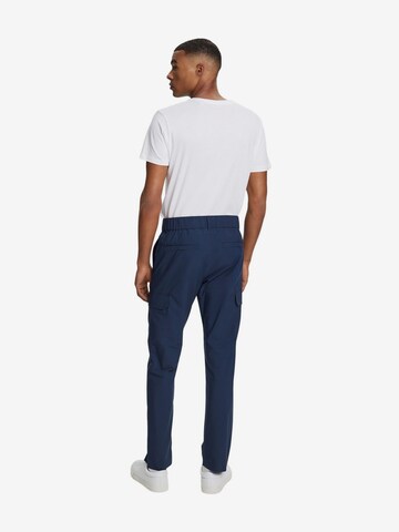 ESPRIT Regular Cargohose in Blau