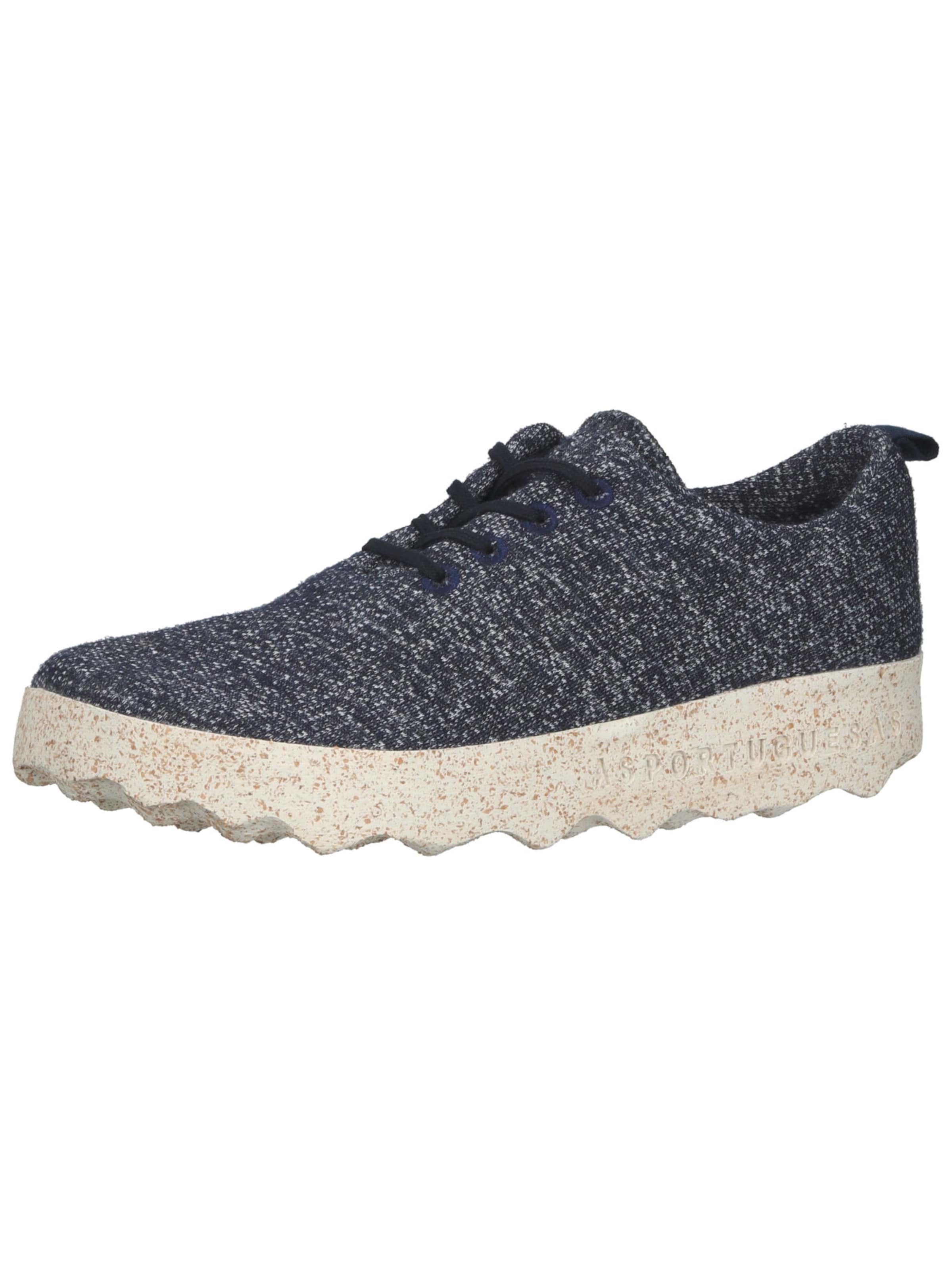 Chaussure à lacets Asportuguesas en bleu : devant