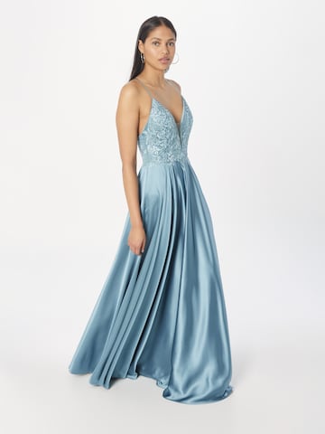 Robe de soirée LUXUAR en bleu