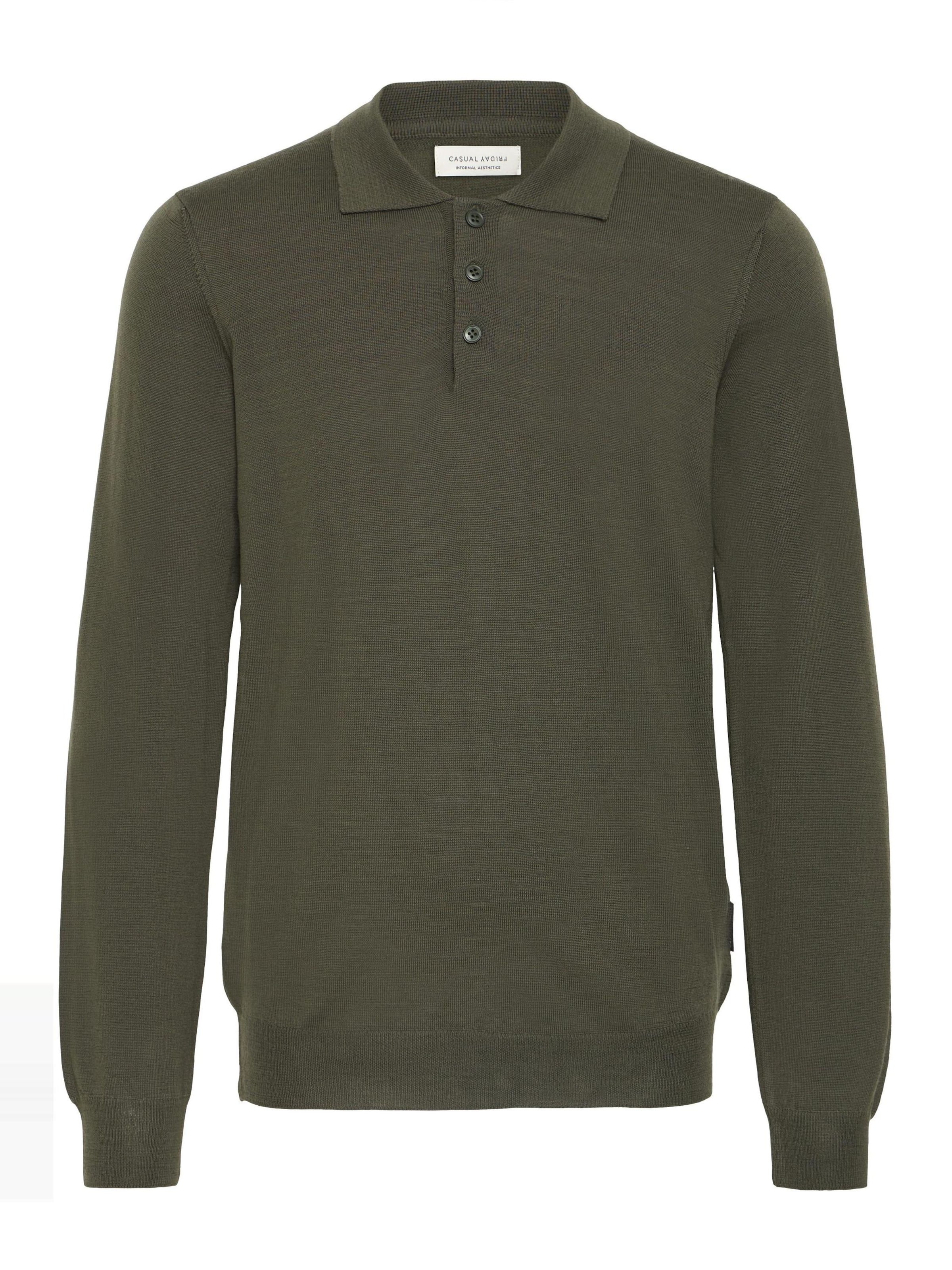 Casual Friday - Pullover ' CFWINDING ' em preto: frente