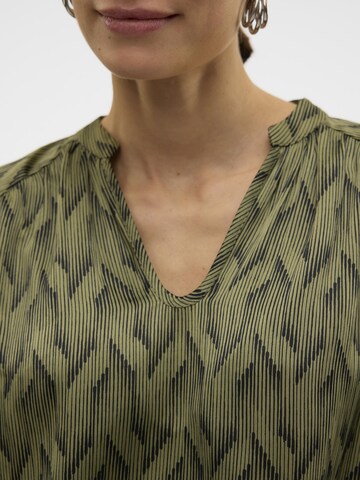 VERO MODA Bluse 'LIVIA' i grøn
