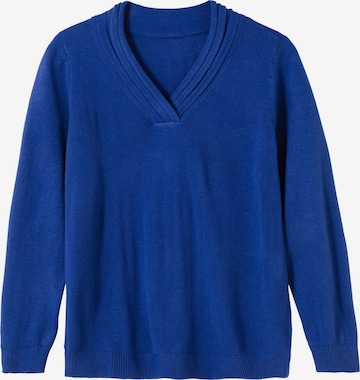 SHEEGO Sweater in Blue: front