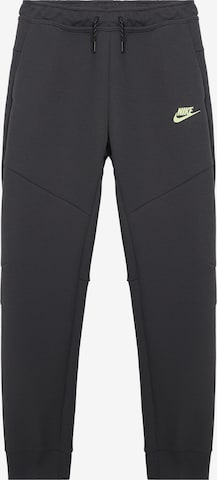 Pantaloni 'TCH FLC' di Nike Sportswear in grigio: frontale