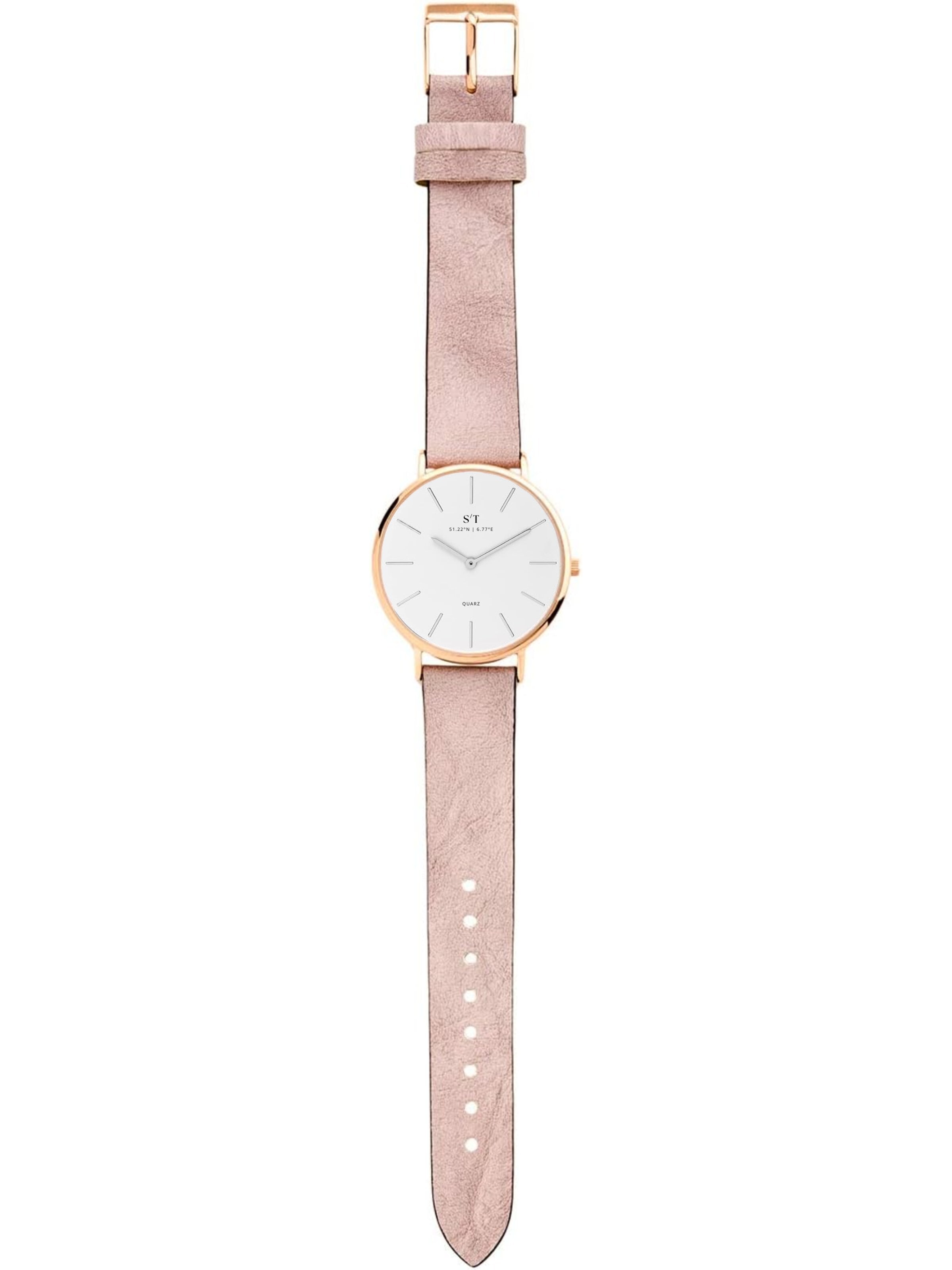 S&T Design Analog Watch 'II' in Pink