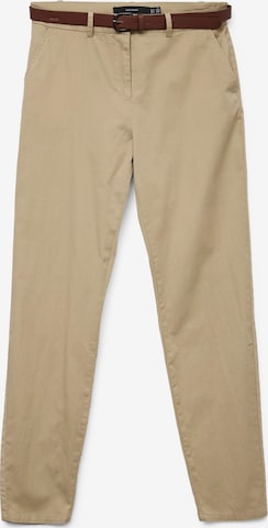 VERO MODA - regular Pantalón chino 'FEDERICA' en beige: frente