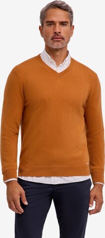 FALKE Pullover 'Pure Cashmere' in Braun: Vorderseite