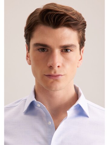 SEIDENSTICKER Regular fit Business shirt 'Schwarze Rose' in Blue