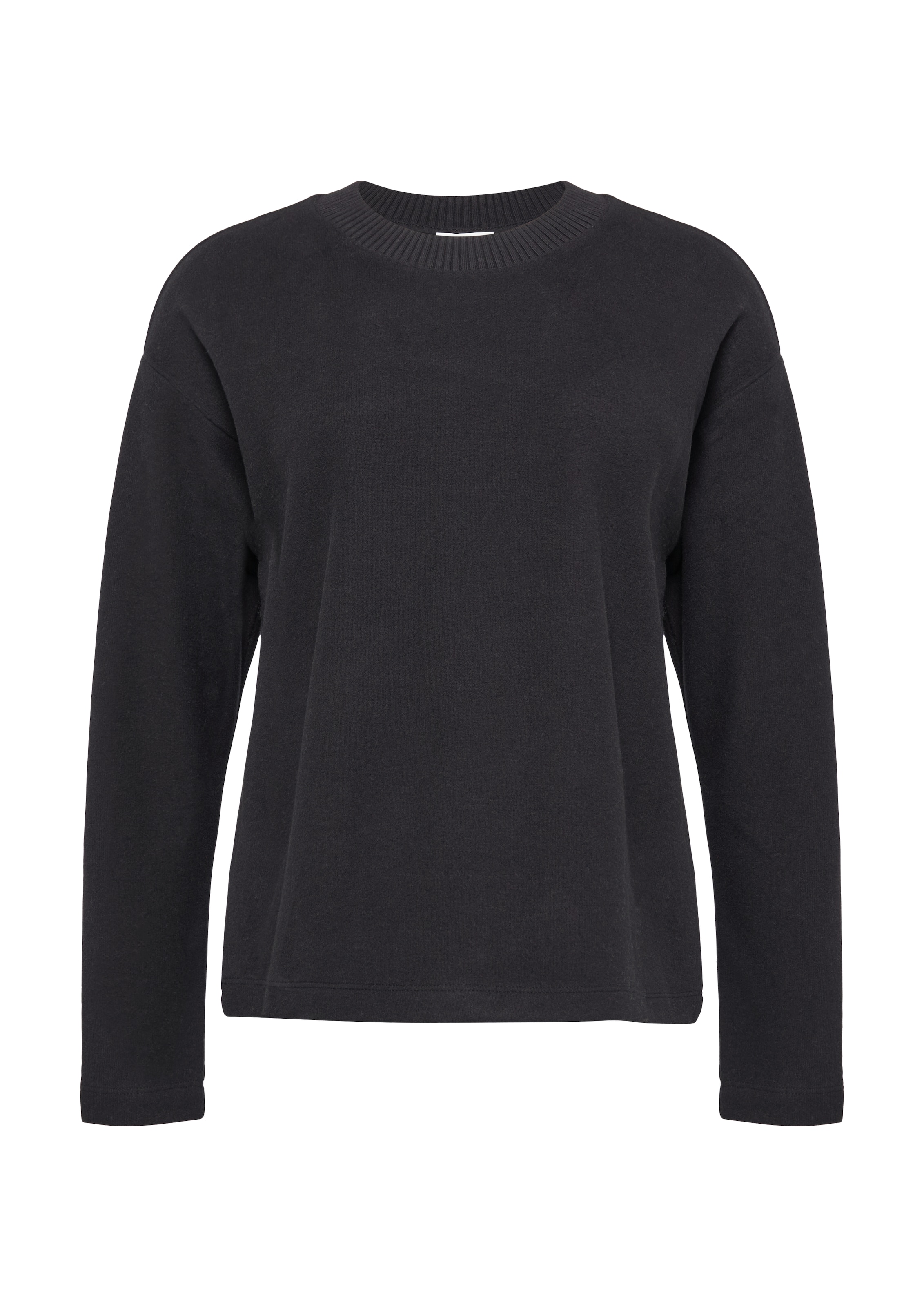 Sweat-shirt s.Oliver en noir : devant