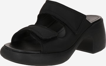 CAMPER Mules 'Thelma' in Black: front