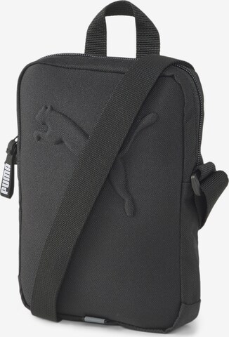 PUMA Sports Bag in Black: front