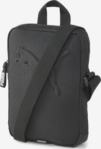 PUMA Sports Bag in Black: front