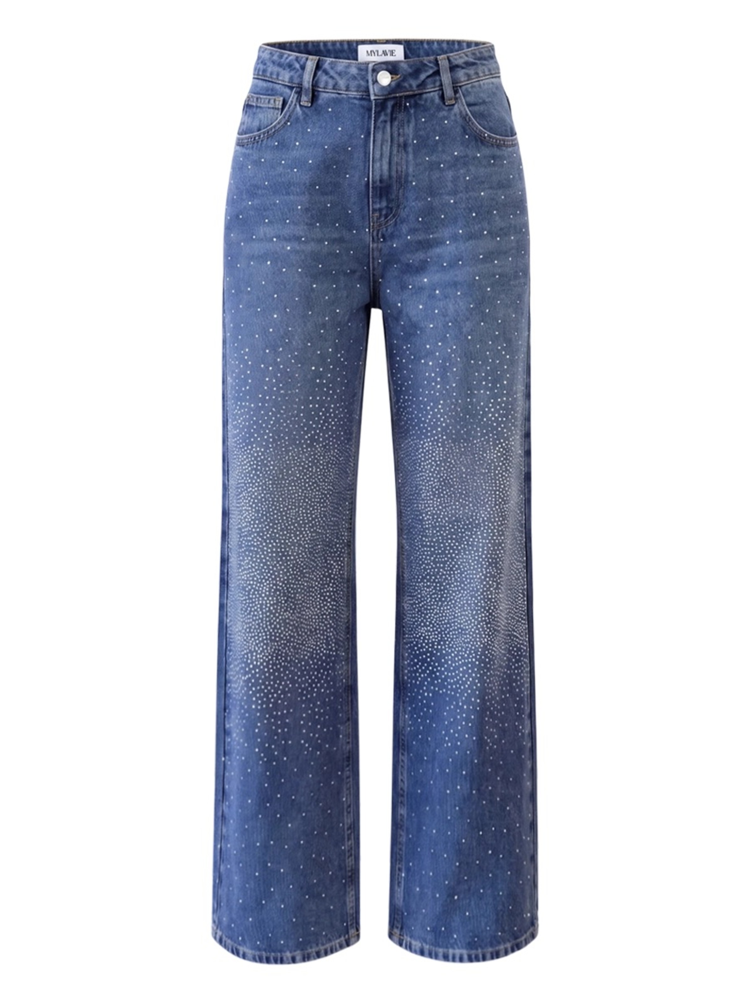 MYLAVIE by Sarah Harrison Jean en 25 en bleu / bleu denim, Vue avec produit