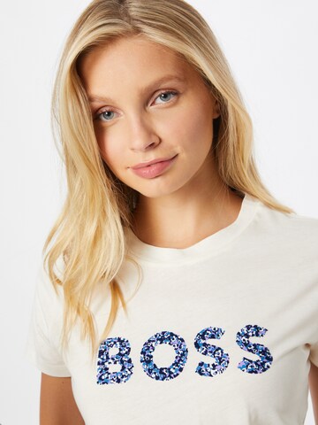 BOSS Orange - Camiseta 'Elogo' en blanco