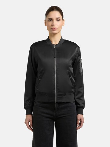 khujo Jacke 'Beth' in Schwarz: Vorderseite
