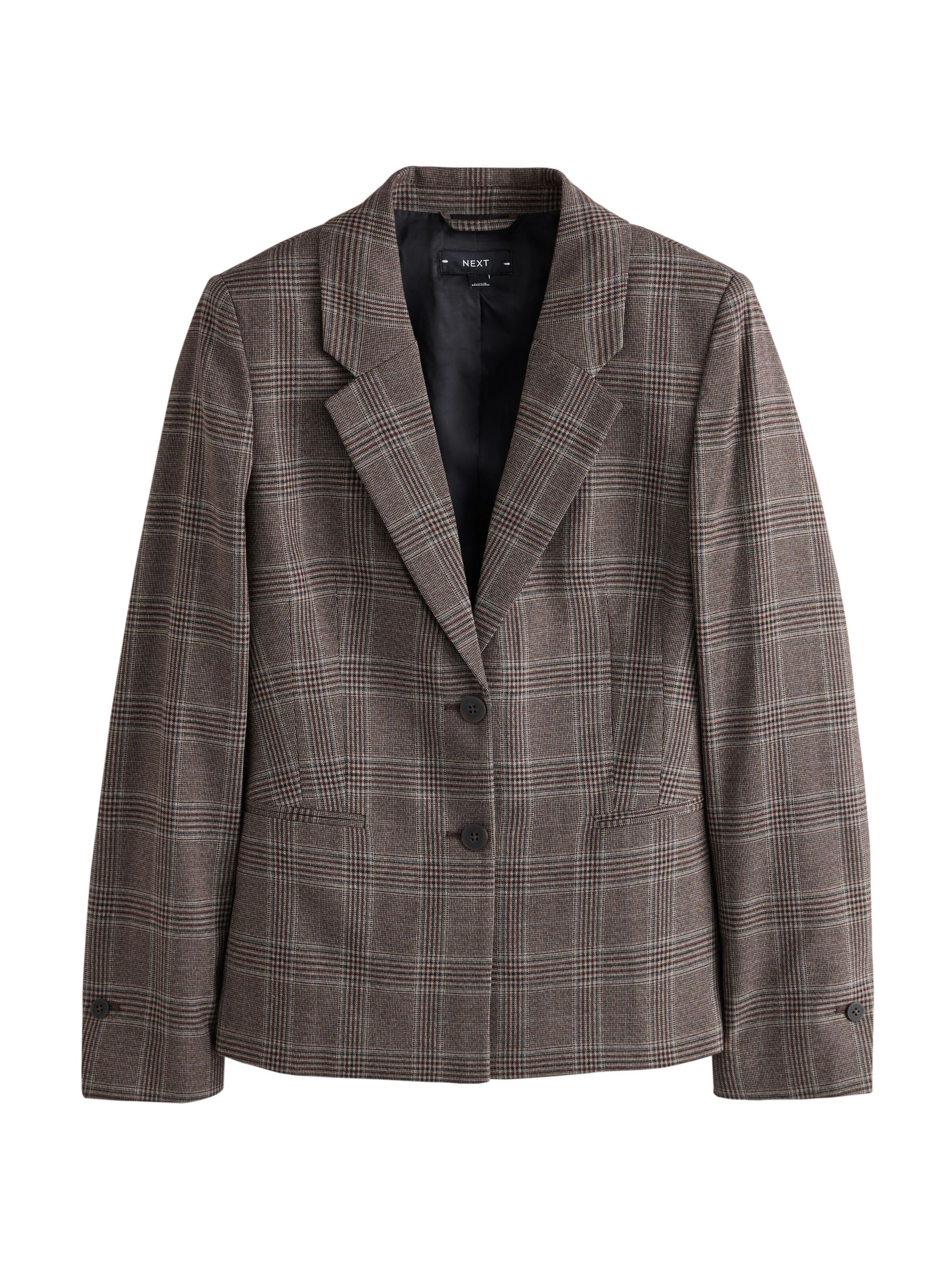 Blazer in 38/Petite Next di colore marrone / grigio / nero, Visualizzazione prodotti
