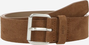 Ceinture 'Serge' BOSS en marron : devant