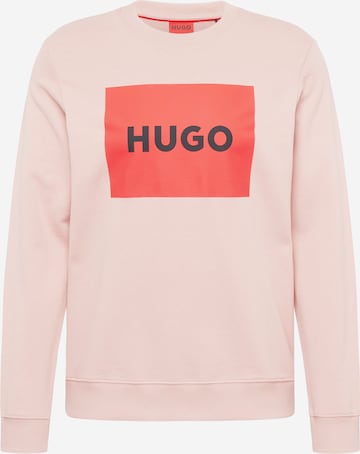 HUGO Sweatshirt 'Duragol222' in Pink: front