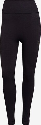 Skinny Pantalon de sport ADIDAS BY STELLA MCCARTNEY en noir : devant