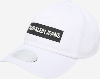Calvin Klein Jeans Pet 'INSTITUTIONAL' in de kleur Zwart / Wit, Productweergave