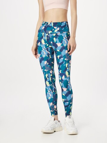 Skinny Pantaloni sportivi 'Influential' di DARE2B in blu: frontale