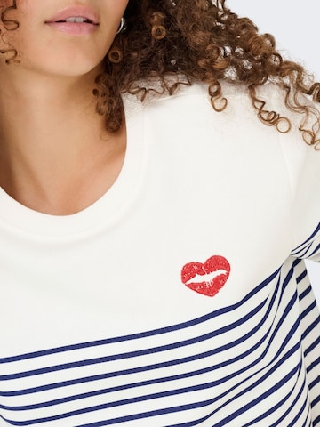 Sweat-shirt ONLY en blanc