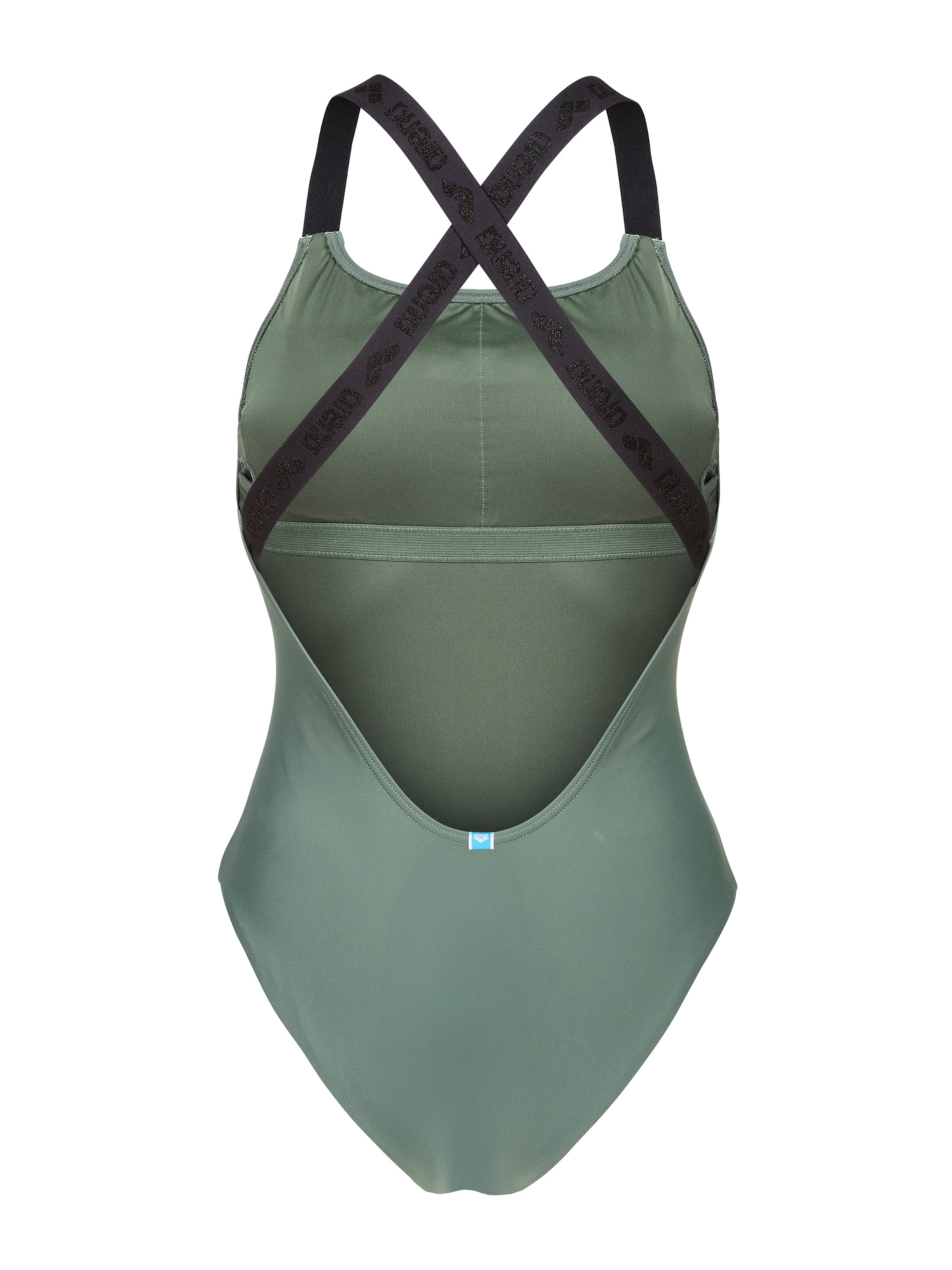 ARENA - Bustier Traje de baño 'Elastic Solid Beach' en verde