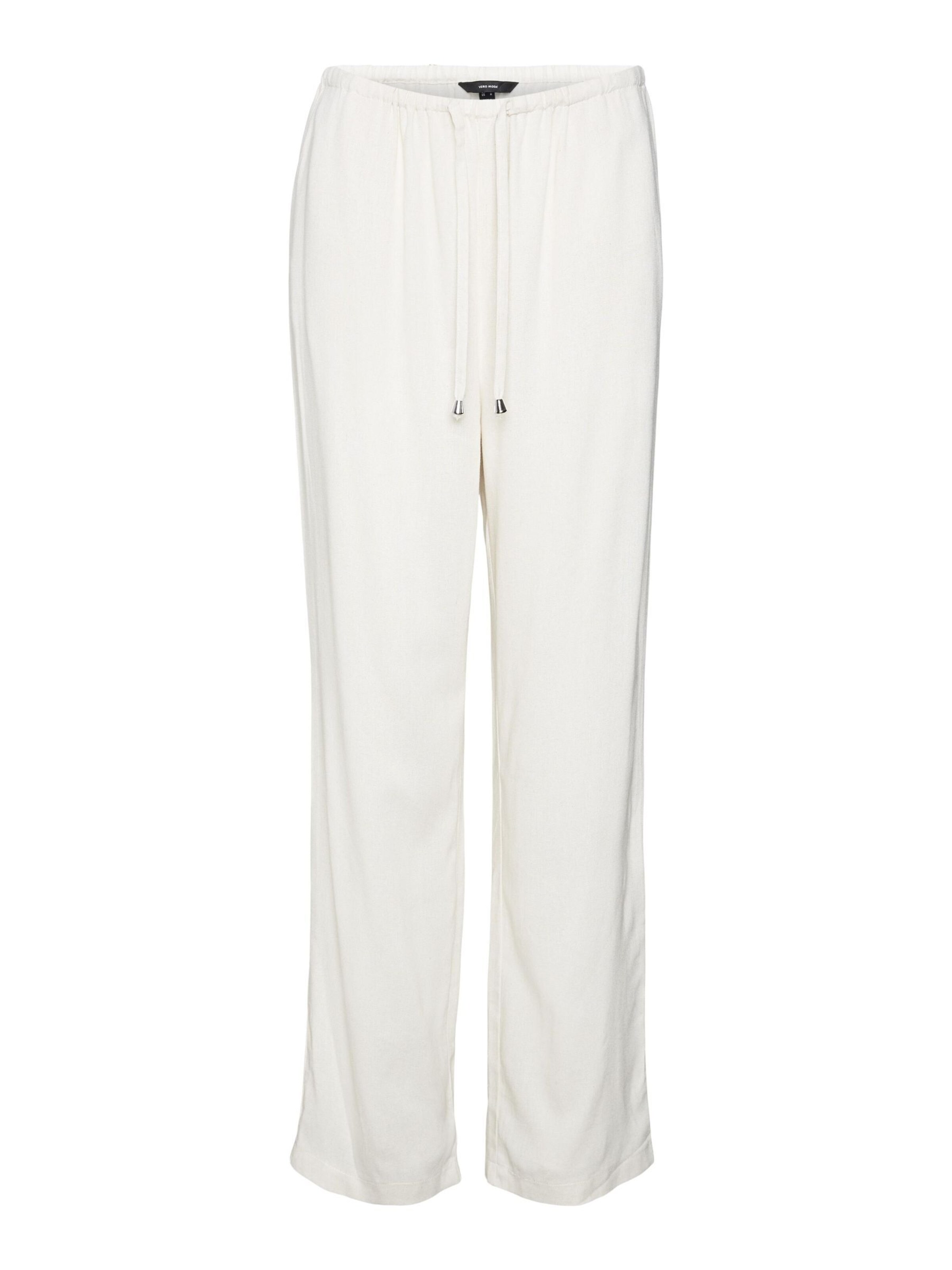 Pantalon 'DINNA' VERO MODA en beige : devant