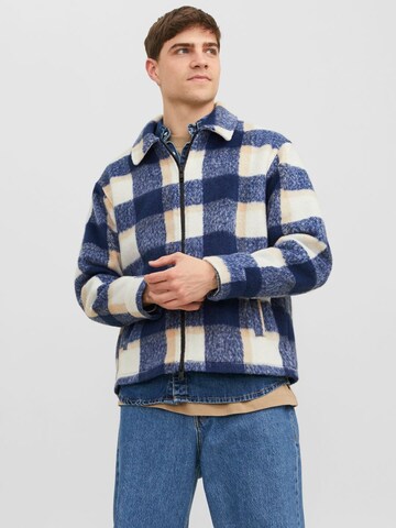 Veste mi-saison 'JORCole' JACK & JONES en bleu : devant